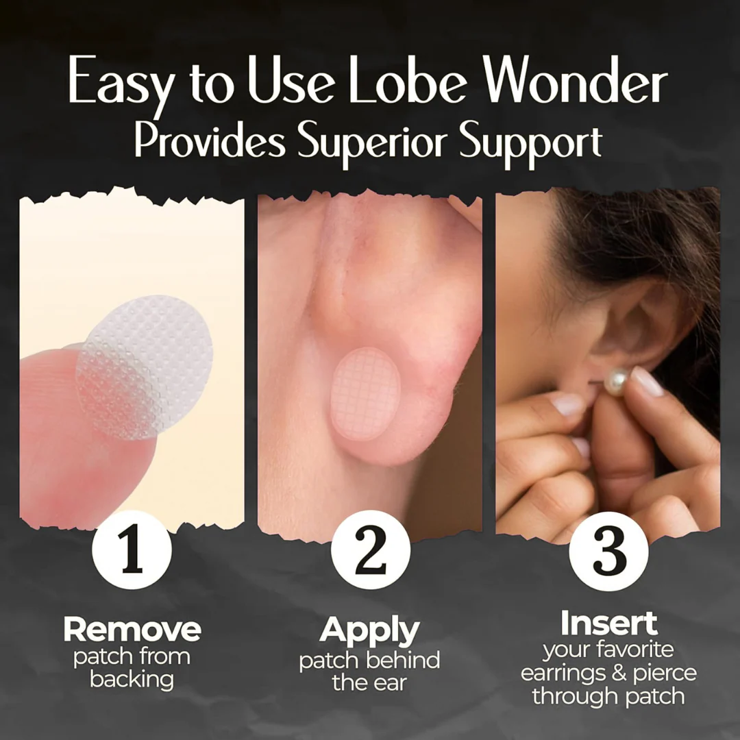 Earlobe Support Patches