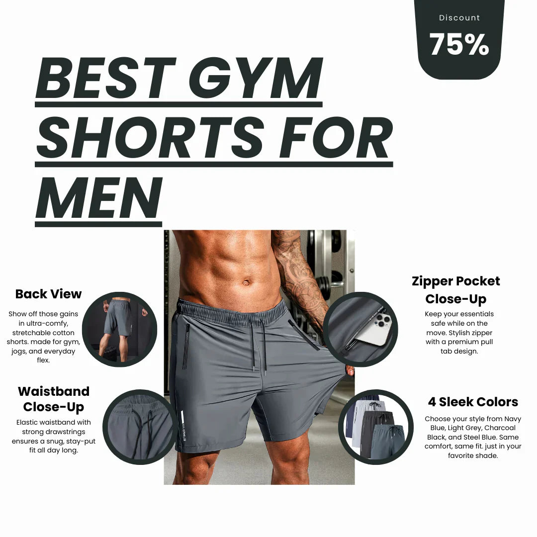 Stretchable Cotton Shorts for Summers 🌞👕