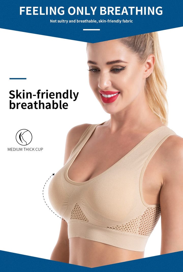 Women's Cotton Solid Non Padded Air Bra